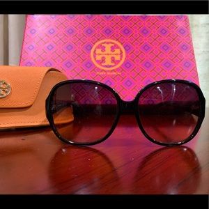 Tory Burch sunglasses with carrying case, used